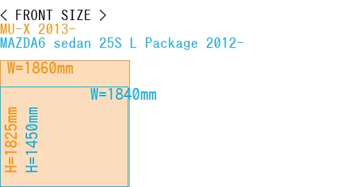 #MU-X 2013- + MAZDA6 sedan 25S 
L Package 2012-